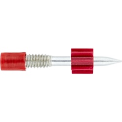 INDEX FPC-PO-100 Perno Roscado para Concreto / Diámetro 3.6 mm / Longitud 1" / Carga Tracción 2.7 kN / Acero Zincado / Caja 100 Piezas