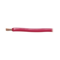 INDIANA SLY-296-RED Cable 8 awg color rojo Conductor de cobre suave cableado. Aislamiento de PVC auto extinguible. ((Venta por Metro)