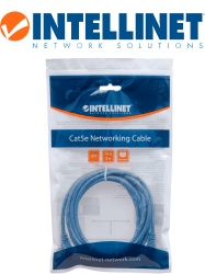 INTELLINET ITL2840012 INTELLINET 342599 Cable de red Cat6 UTP RJ45 Macho / RJ45 Macho 7 ft. (2.0 m) Azul