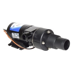 JABSCO 18590-2094 Bomba maceradora de 24 Vcd para manguera de entrada con orificio de 38 mm (1½?) manguera de descarga con orificio de 25 mm (1?)
