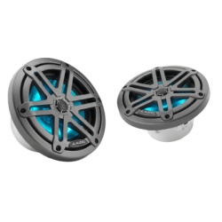 JL AUDIO 10-03062-00 JL Audio M3 / Altavoz Marino Coaxial 6.5" / 60W RMS / 4Ω / Cono de Polipropileno con Mica / Tweeter de Cúpula de Seda 19 mm (0.75") / Iluminación RGB LED / Versiones Clásico y Deportivo