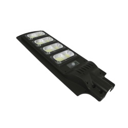 JWJ JALP-SOL-01-160 Luminaria con Panel Solar y Sensor de Movimiento de 160 W/ Luz fria 6 500 K/ Dimensiones 720 x 240 mm / Angulo de Luz 120Â°.