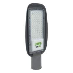 JWJ JALP02-50X Luminaria LED de 50 W/ 100 - 265 V CA ~50/60 Hz / Fotocelda / Color Blanco/ Dimensiones 160 x 390 x 78 mm / Angulo de Luz 135Â°.