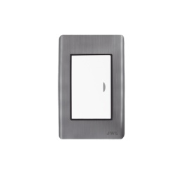 JWJ JTL-E7501 Apagador Sencillo de 10 A 127 V CA ~ 60 Hz / Placa de Acero.