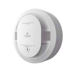 KIDDE 30CUDR-1 Detector de Humo Compacto Fotoelectrico Autonomo | Bateria AA Reemplazable | Modelo 210315021 | Pieza