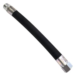 KIDDE WK-283899-000 Manguera flexible de descarga de 2 pulgadas para sistemas de extincion con agente limpio conexion giratoria a la valvula del cilindro y rosca NPT macho a la tuberia