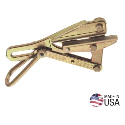 KLEIN TOOLS 1656-50 Tensor Grillo tipo Chicago? para Cable Desnudo (ACSR AAC Cobre) de 19 a 22 mm (0.74" a 0.86"). Carga Maxima Segura: 8000 lb (3629 kg).