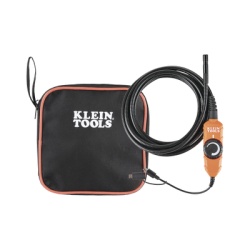 KLEIN TOOLS ET16 Camara Boroscopio de Inspeccion con Conexion para Dispositivos AndroidÂ®. Cuello de Cisne Blindado de 10 (3 m) y 6 Luces LED