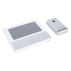 KOCOM KCV-S701IP2WW KIT DE VIDEOPORTERO IP COLOR BLANCO / Apertura con app / Super elegante / Monitor WIFI / Alimentacion 110vca