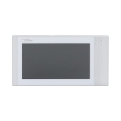 KOCOM KCV-T701SM Monitor Analogico LCD de 7" 1080p (Full HD) a Color / Touch Screen / Soporta 2 Frentes de Calle y hasta 4 Monitores / Soporta Camaras Analogicas (TURBOHD) para Tener Vision Adicional