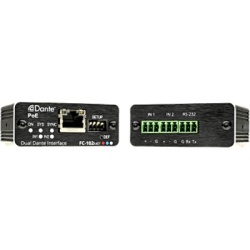 KRAMER FC-102NET Codificador Dante 2 Canales | 2 Salidas Mono Balanceadas | PoE | Conversión ADC 32 bits | Frecuencia de Muestreo 96 kHz | AES67 | Control RS-232 | PicoTOOLS