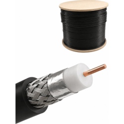 LINKEDPRO BY EPCOM LP-400/1000 Carrete de 305 Metros (1000 Pies) de Cable Coaxial Tipo RG-8 50 Ohms C/Conductor de Aluminio Recubierto de Cobre EstaNado y Malla D/ de Aluminio Recubierto Cobre EstaNad
