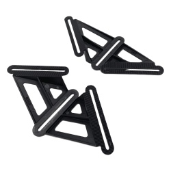 LINKEDPRO BY EPCOM LP-CSSB Brackets para Montaje de Caja de Empalme a Raqueta LP-CSS (2 Piezas)