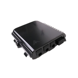 LINKEDPRO BY EPCOM LP-FAT08-3 Cierre de Empalme para 24 fusiones de fibra optica Interior/Exterior 3 Entradas para Cable Ã˜ 6-12mm con 8 acopladores SC/APC y splitter 1x8 SC/APC Incluido IP65