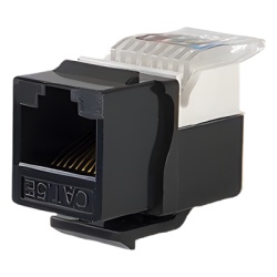LINKEDPRO BY EPCOM LP-KJ-516-BK Modulo Jack Keystone Cat5e sin Herramienta (toolless) para faceplate - Color Negro