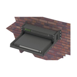LINKEDPRO BY EPCOM LP-RAP-1802 Rack Abierto de Montaje en Pared de 19in de 2 Unidades de Rack con Charola de 460 mm de Profundidad Se envia el Gabinete Armado.