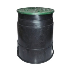 LINKEDPRO BY EPCOM LP-REGISTRO-7 Registro Inspeccion 7 in (17.8 cm) / Polietileno UV / Tapa 180Â° / Carga 6 kgf/cmÂ² / ASTM