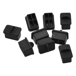 LINKEDPRO BY EPCOM LP-SFP Bolsa con 25 Piezas de Protectores Anti-Polvo para Puerto SFP Color Negro