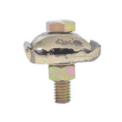 LINKEDPRO BY EPCOM LPCC2/0 Conector 2 Cables a Superficie Plana / Bronce 100% / Cable 4-2/0 AWG / Sin Soldadura / 2.5x4x3 cm (1x1.6x1.2 in)