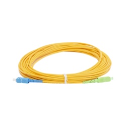 LINKEDPRO BY EPCOM LPSM3SCUSCAS15 Jumper de Fibra Optica Monomodo SC/UPC - SC/APC Simplex Color Amarillo 15 Metros (49.21 Pies)