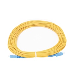 LINKEDPRO BY EPCOM LPSM3SCUSCUS20 Jumper de Fibra Optica Monomodo SC/UPC-SC/UPC Simplex de 20 Metros (65.62 Pies) 3mm