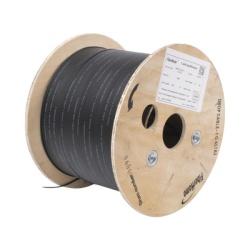 LINKEDPRO BY FIBERHOME IC-DROPA2-1C Carrete de 1 km de Fibra Optica Drop Interior/Exterior G.657A2 Monomodo de 1 Hilo (Unifibra) Dielectrica Forro Negro