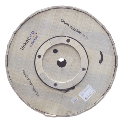LINKEDPRO BY FIBERHOME MINI-ADSS-24C-S120/4KM Carrete de 4 Kilometros de Fibra Optica Aerea Mini ADSS (ASU) G.652D Monomodo de 24 Hilos Exterior Span 120 Loose Tube