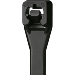 LINKEDPRO LP-25100-B Cinchos de Nylon con Sistema de Autobloqueo Seguro / Color Negro / 2.5 × 100 mm / Paquete con 100 Piezas
