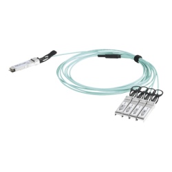 LINKEDPRO LP-AOC-40G-4X10G-2M Cable AOC QSFP+ de 40 Gbps a 4x 10 Gbps / Cable de fibra optica Activo / Longitud: 2 metros