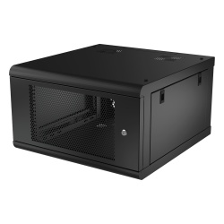 LINKEDPRO SR-1906-GN2P Gabinete de Pared con Puerta Perforada 635mm de Profundidad 6U Rack de 19 in Acero Reforzado
