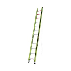 Little Giant Ladder Systems HYPERLITE-24-IA Escalera de Extension de Aluminio + Fibra de Vidrio Hasta 7.31 m. !La Mas Liviana del Mundo! (No. Parte: 18724)