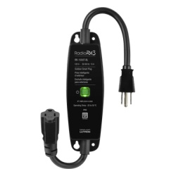 LUTRON CASETA WIRELESS RR15OUTBL Interruptor de enchufe para exteriores on/off resistente a la intemperie IP66 15 A en iluminacion o 1/2 HP en motores sistema RadioRA 3