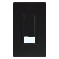 LUTRON ELECTRONICS MSOPS2MN Interruptor con sensor de movimiento PIR para espacios reducidos 120 V un circuito color Midnight