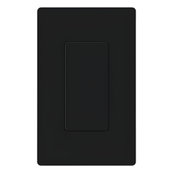 LUTRON ELECTRONICS SC-BI-MN Inserto ciego Satin Colors para cubrir aperturas tipo designer sin usar en placas de pared Claro instalacion a presion sin tornillos visibles acabado satinado Midnight