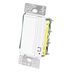 LUTRON RADIORA 3 RRSTPRONSW Atenuador tactil Sunnata Pro con barra de luz LED cable neutro requerido linea RadioRA 3
