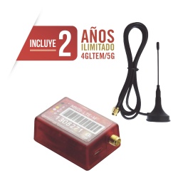 M2M SERVICES MN01-LTE-M Comunicador LTE 5G Dual SIM / INCLUYE 2 ANOS 4G/5G sin Limites / UNICO Programacion Remota DSC/HONEYWELL / Cero Configuracion / Compatible Honeywell/DSC/CROW/PIMA