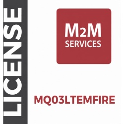 M2M SERVICES VOUCHERFIRE Servicio de datos 4GLTE/5G por un Ano para MQ03LTEMFIRE con eventos ilimitados.