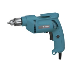 MAKITA 64-07 Taladro 120 Vca (3/8") velocidad variable de 0 a 2500 RPM Potencia 530 W. incluye llave de mandril