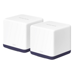 Mercusys H50G2PACK KIT de Sistema Inalambrico H50G Mesh / Doble banda 2.4GHz y 5GHz AC 1900Mbps / 3 Puertos 10/100/1000 Mbps / Control via App / Roaming Continuo
