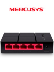 MERCUSYS MER3700002 MERCUSYS MS105G - Switch no administrable para escritorio con 5 puertos 10/100/1000 Mbps diseno compacto y funcion Plug and Play.
