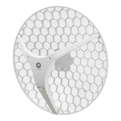 MIKROTIK LHG-5AXD-XL CPE para exteriores de largo alcance con Wi-Fi 6 ideal para enlaces punto a punto disponible en una version de 27 dBi (XL).
