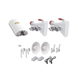 MIMOSA NETWORKS A5CRFKITWISP Kit completo para WISP Kit de radio A5c 2 antenas sectoriales HG3CCA60 de 60Âº y 2 kit C5XPTPKIT3 ideal para hasta 7 km y cobertura de hasta 120Âº POEs Cables de alimentac