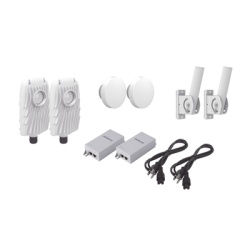MIMOSA NETWORKS B5X-PTP-KIT1 Kit de 2 radios B5X con 2 antenas de (12 dBi) rango de frecuencia extendida (4.9 a 6.4 GHz) incluye inyector POE cable de alimentacion y 2 FLEXIMOUNT-XL para alineacion d
