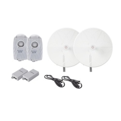 MIMOSA NETWORKS B5XTXPD34KIT Kit de 2 radios B5X con antenasTXPD34B5X de (34 dBi) rango de frecuencia extendida (4.9 a 6.4 GHz) incluye inyector POE cable de alimentacion y para alineacion distancia