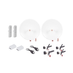 MIMOSA NETWORKS C5C-TXP34-KIT Kit completo de radio C5C con Antena TXP4865D34DP de 34 dBi Frecuencia (4.9-6.5 GHz) para hasta 65 km PoE cable de alimentacion y Jumpers Incluidos