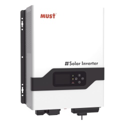 MUST PV333048TLV Inversor / Cargador de 3 KW para Sistemas Tipo Isla a 48Vcd 220Vca de Entrada 220/120Vca de Salida Onda Sinusoidal Pura con Controlador MPPT