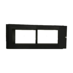 NOTIFIER DP-GDIS2 Placa de revestimiento para montar el anunciador grafico NCD de 10 pulgadas en la fila 2 3 o 4 de gabinetes CAB-4 color negro