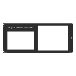 NOTIFIER DPA-C5 Placa de 1 Fila para C5AM / para Panel N16X / Serie INSPIRE de NOTIFIER / Color Negro