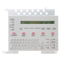 NOTIFIER KDM-R2-SP Teclado con pantalla LCD retroiluminada de 80 caracteres en espanol para paneles NOTIFIER serie ONYX
