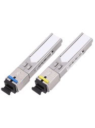 OEM OEM4160003 TCE - SFP-GE-LX-1310/1550nm SC - Par de transceptor fibra optica SFP monomodo / TX1310/RX1550nm / Bidireccional / DDM / Conector SC simple / mini-Gbic / Velocidad 1.25Gbps / Hasta 20 KM